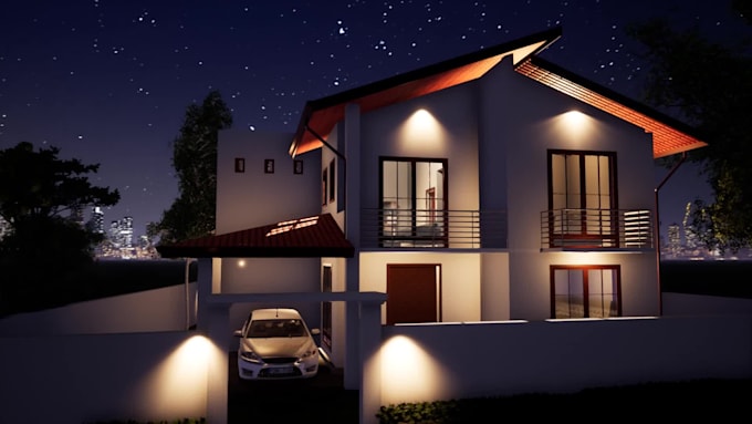 design exterior, interior, 3d rendering and walkthrough