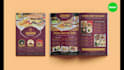 do digital, food, restaurant menu design with flyer