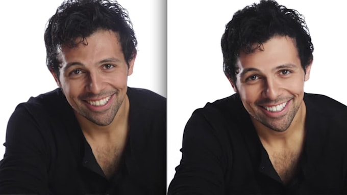 edit actor and model headshots
