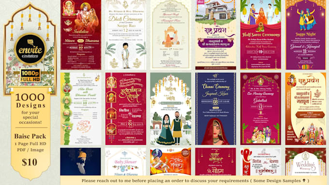 design an indian wedding ecard invitation