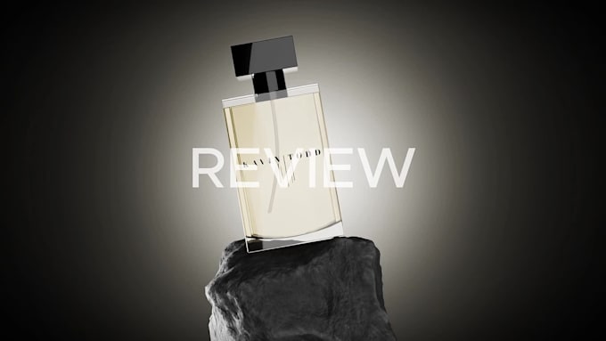 create realistic 3d perfume and product animations for ads