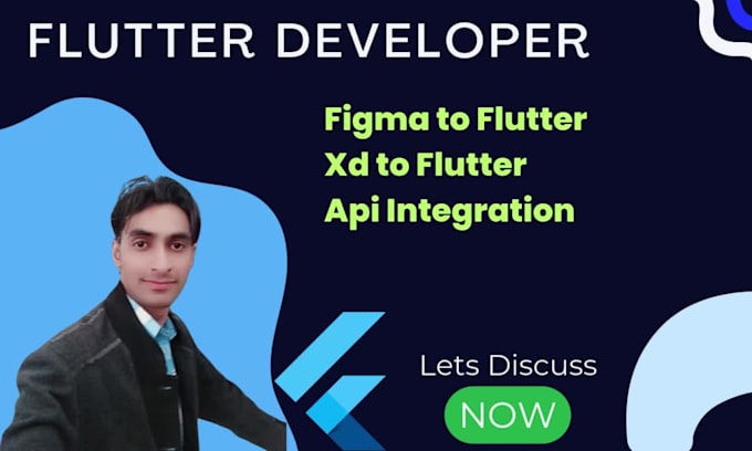 work as figma to flutter convertor, xd to flutter and develop flutter apps