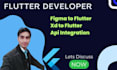 work as figma to flutter convertor, xd to flutter and develop flutter apps
