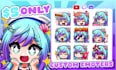 draw animated emotes, for vtuber, twitch stream, and discord
