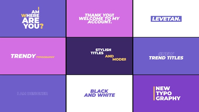 create custom kinetic typography animated video