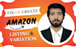 write a top listing creation and seo product listing or fix amazon copywriting