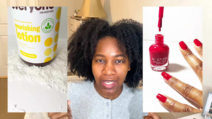create a product video that highlights texture, function, ingredients