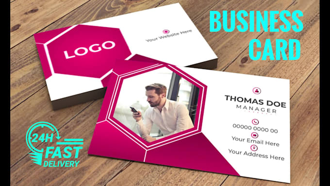 do professional business card design within 6 hours