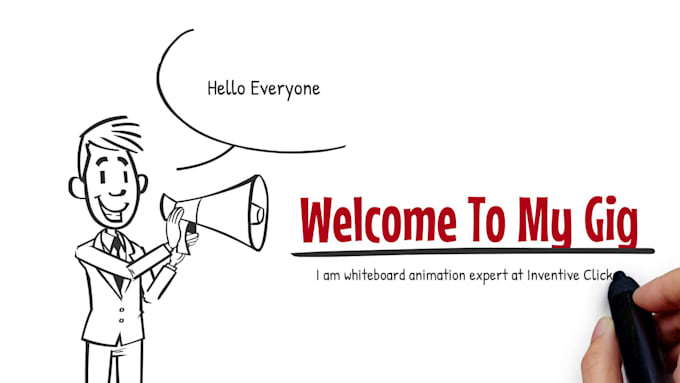 create whiteboard animation or explainer video