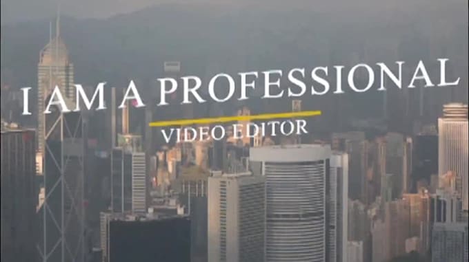 offer professional video editing in adobe premiere pro