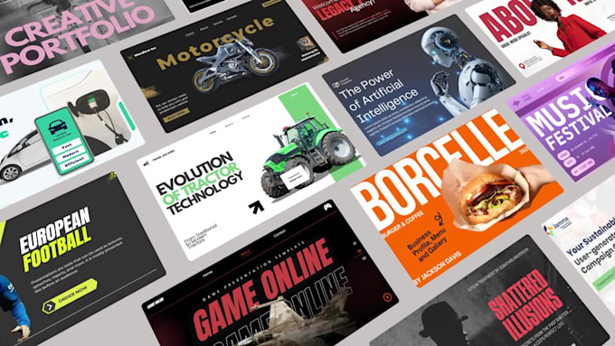 create eye catching powerpoint and canva presentation design