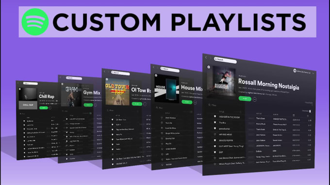 Create A Unique Spotify Playlist With Custom Covers By Itszadan | Fiverr