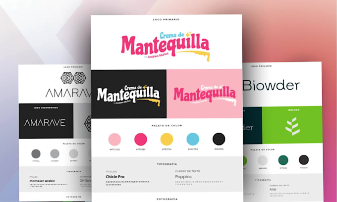 design a brand style guide, brand guidelines and branding kit