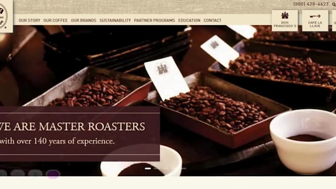 coffee private label shopify store matcha cafe tea brand dropshipping store