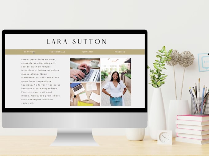 create beautiful websites using canva