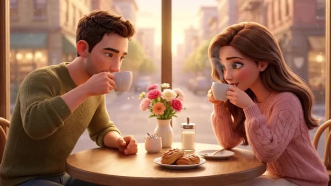 create 3d ai romantic proposal video ai love story animation ai storytelling