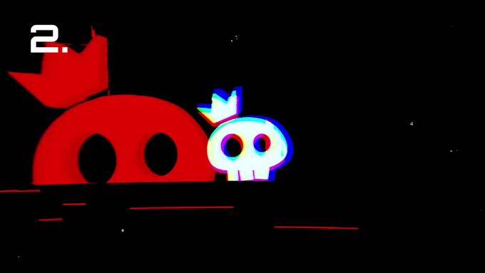 do best glitch intro and logo animation