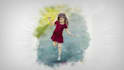 draw a digital watercolor painting