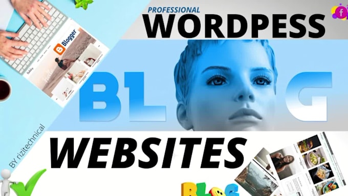 create a professional wordpress blog website and speed optimization