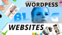 create a professional wordpress blog website and speed optimization