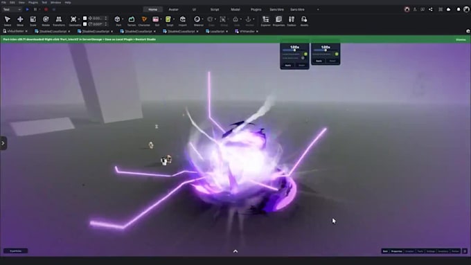 roblox vfx, roblox combat ability system, roblox scripting, roblox animations