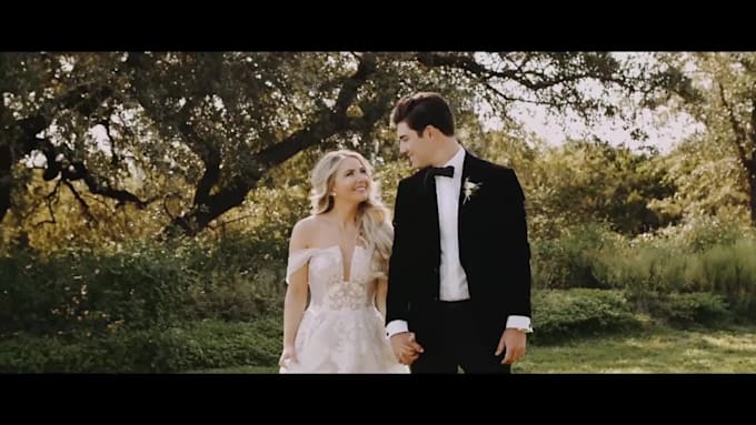 edit cinematic wedding video