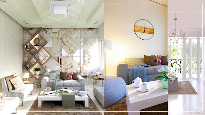 Design and do 3d visualization of exterior and interior with 3ds max ...