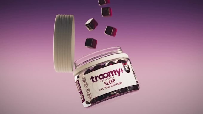 create 3d supplement animation 3d bottle design 3d medical animation video