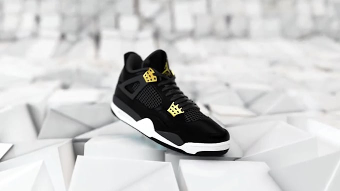 do ultra realistic 3d shoe design shoe animation shoe rendering, sneakers design