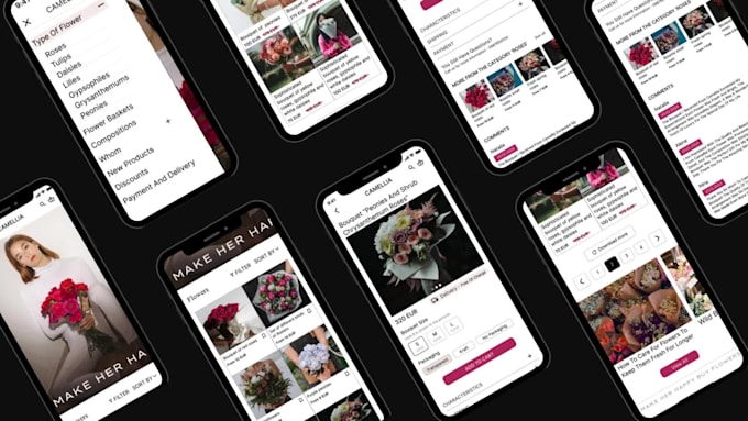 Design amazing ui ux for mobile and web app user interfaces by ...