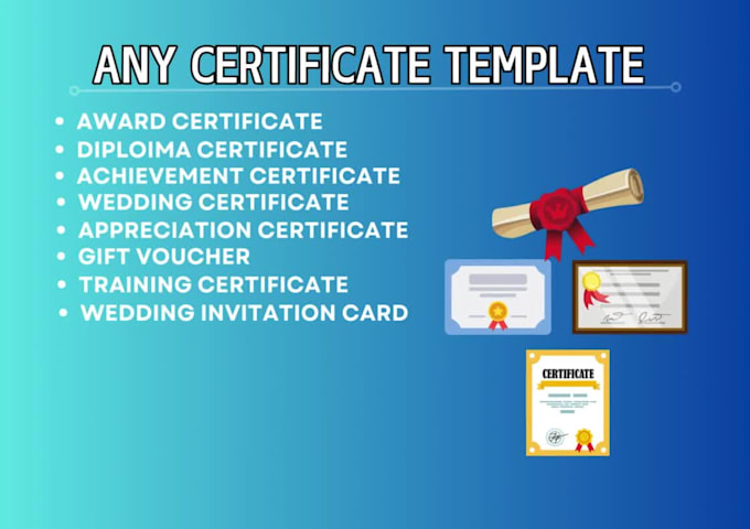 do certificate design, diploma or award certificate template