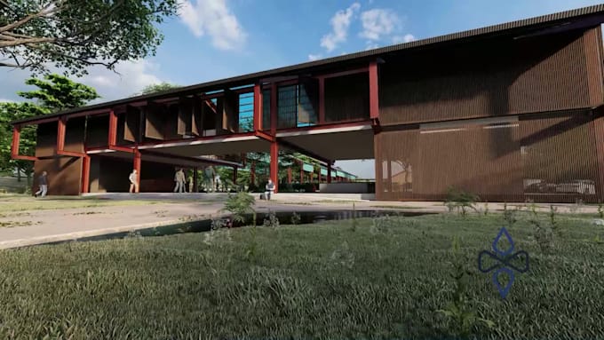 make 3d architectural rendering from cad, revit, rhino