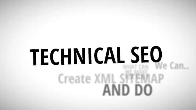 create XML sitemap and do technical SEO for your website
