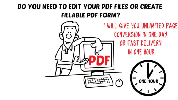 Hire a freelancer to convert pdf to word and be your pdf editor