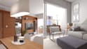 model exterior and interior by using sketchup or revit