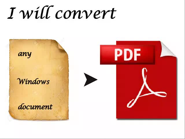 convert your document to PDF