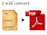 convert your document to PDF