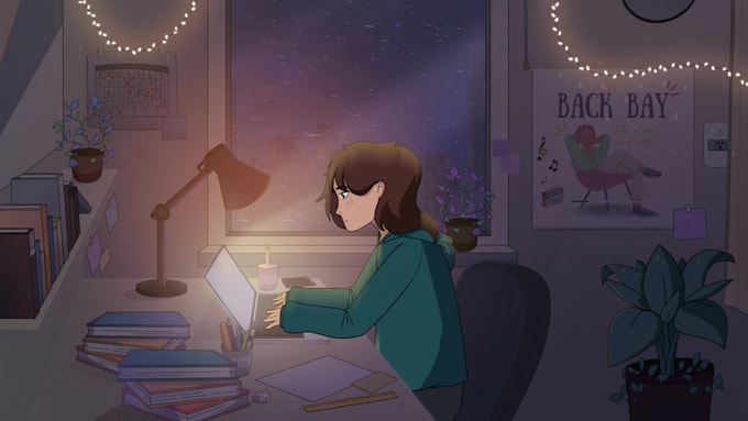 make a lofi loop animation for you