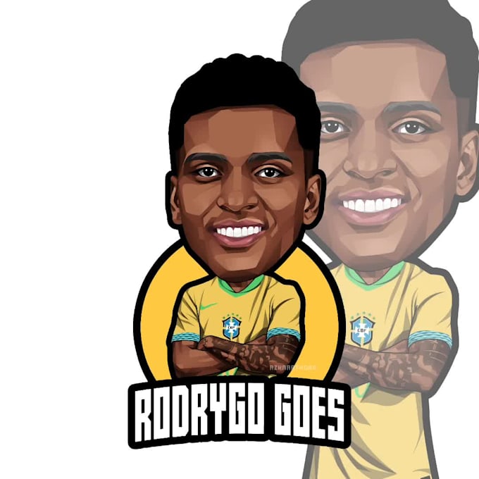 draw big head cartoon avatar caricature from your photo