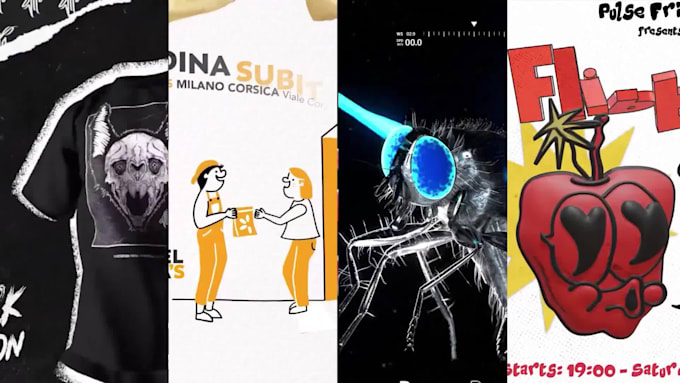 create premium motion graphics for brands and artists