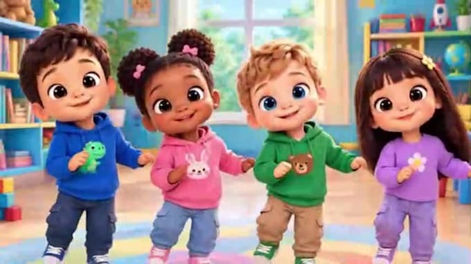 do 3d kids animation 3d disney pixar style 3d cartoon animation 3d ai cartoon