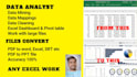 be your ms excel expert, reporting, graph, charts