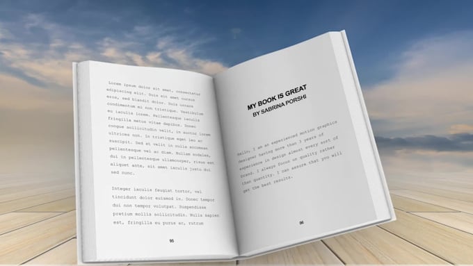 create book trailer and book promo video for you