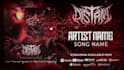 create epic music visualizer for heavy metal stream