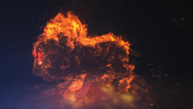 gaming intro or logo animation