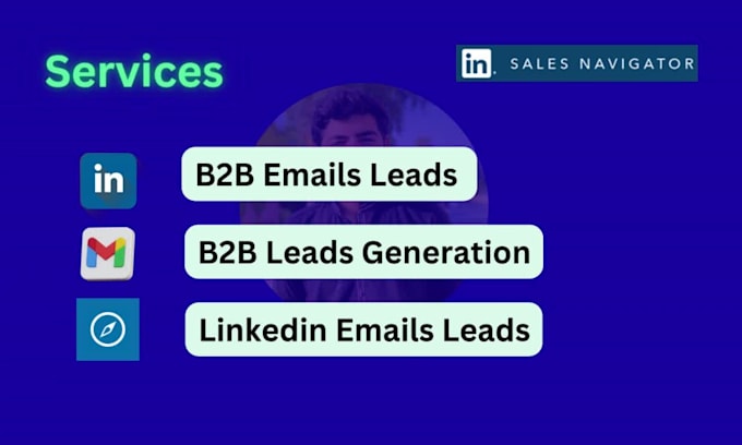 do b2b leads generation, linkedin leads and targeted emails collection