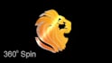 create a 3d rotating logo video and gif 360 spin