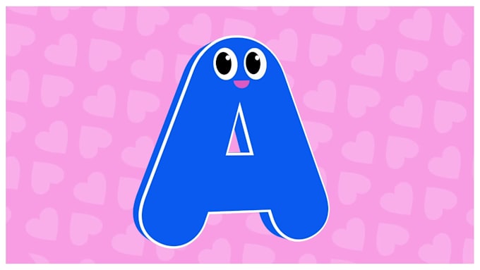 create educational 2d kids learning videos