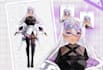draw and rig female 2d vtuber model, live2d rigging, 2d vtuber avatar, 3d vtuber
