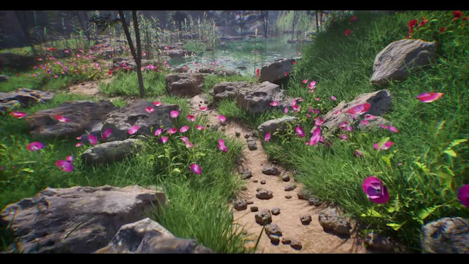 create 3d game environment, unreal engine environment, ue5 environment